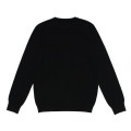 Rib Knit em torno do pescoço Homens Intarsia 100% Cashmere Sweater